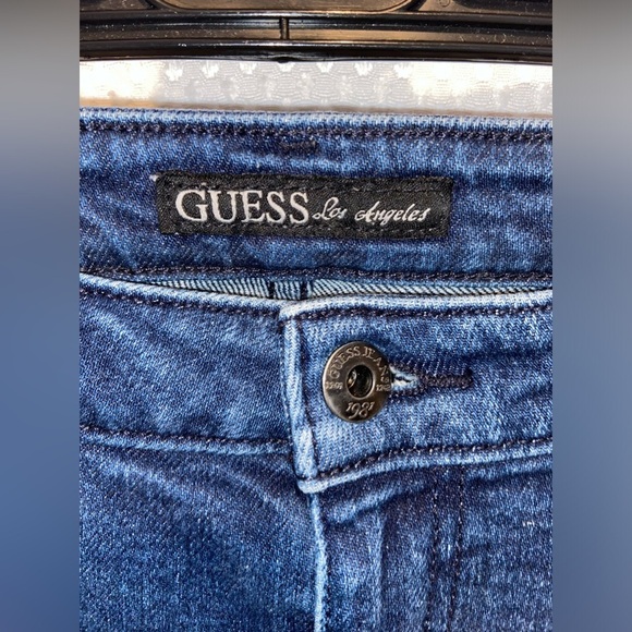 Women’s GUESS high waisted stretchy skinny Jeans size 27 - Picture 3 of 14